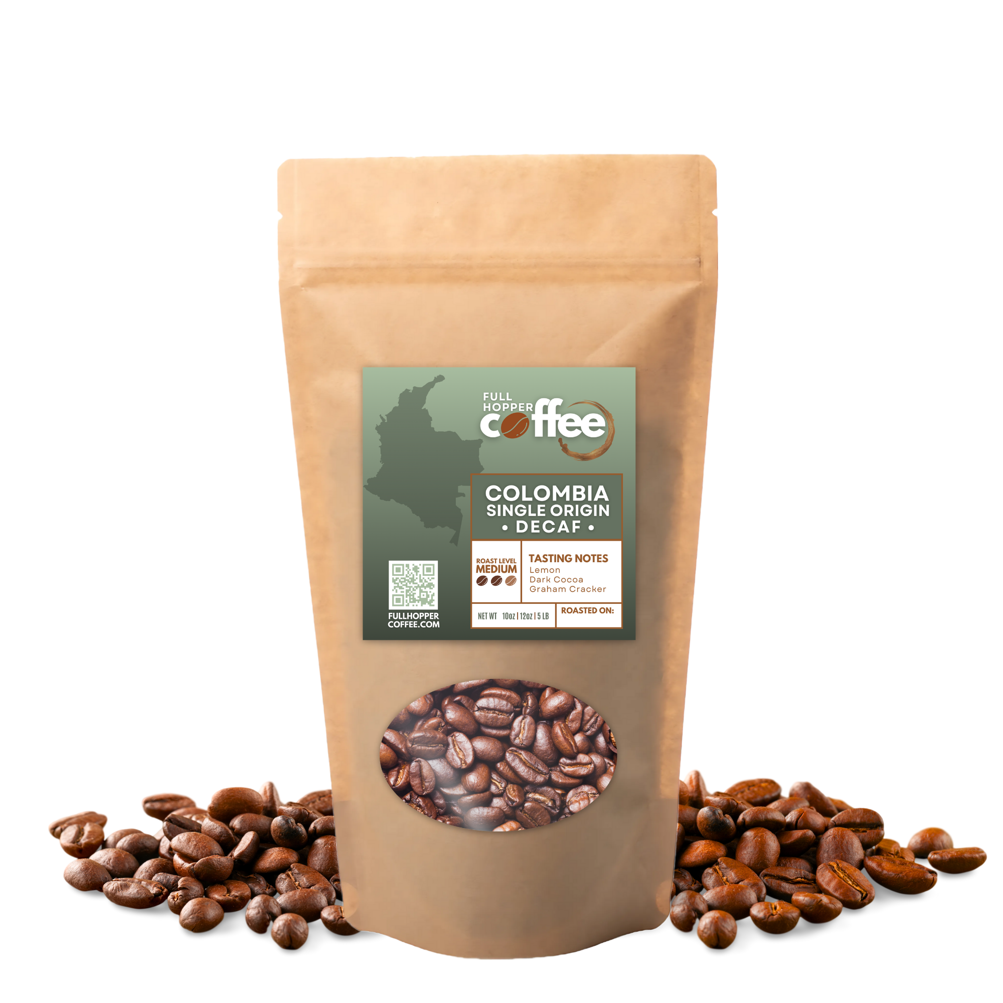 Decaf Colombia Single Origin Coffee – Full Hopper Coffee